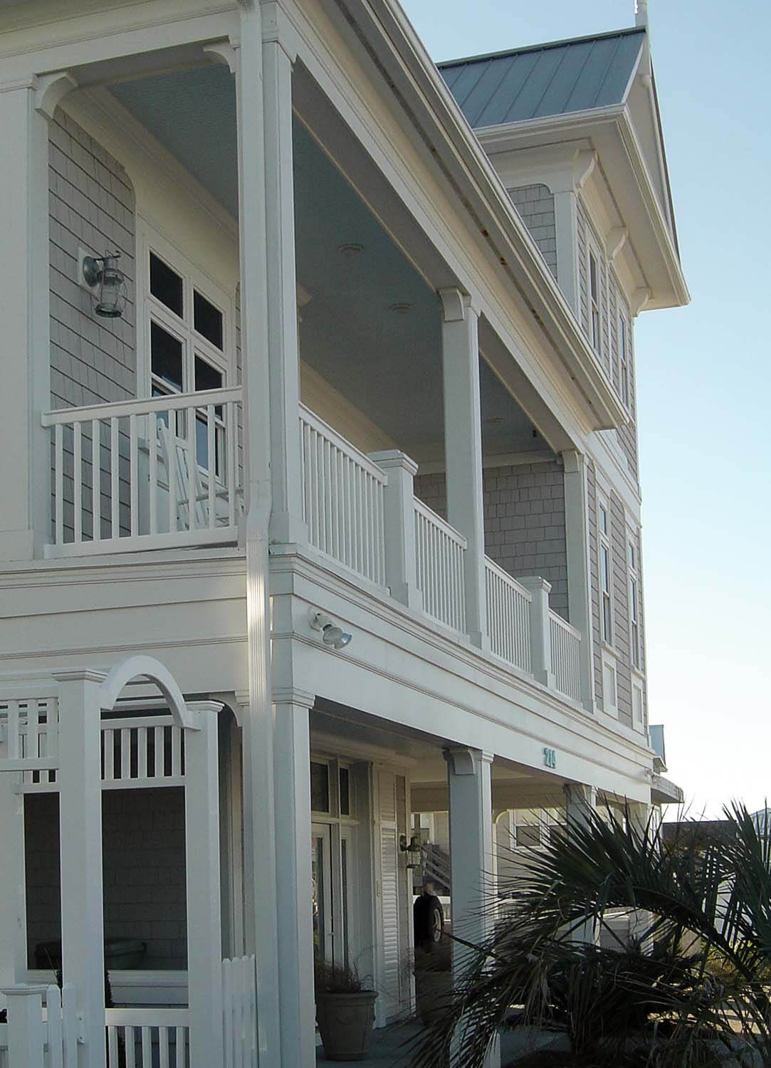 atlantic beach custom home verandah