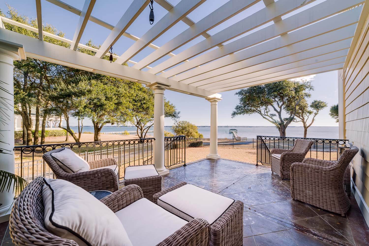 Brick Gables Custom Home Design North Carolina NC alfresco