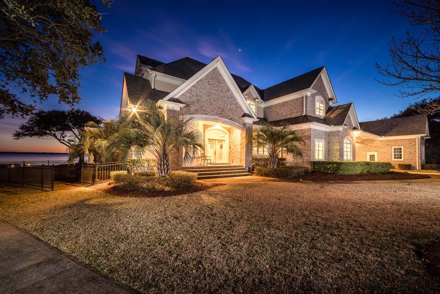 Brick Gables Custom Home Design North Carolina NC exterior