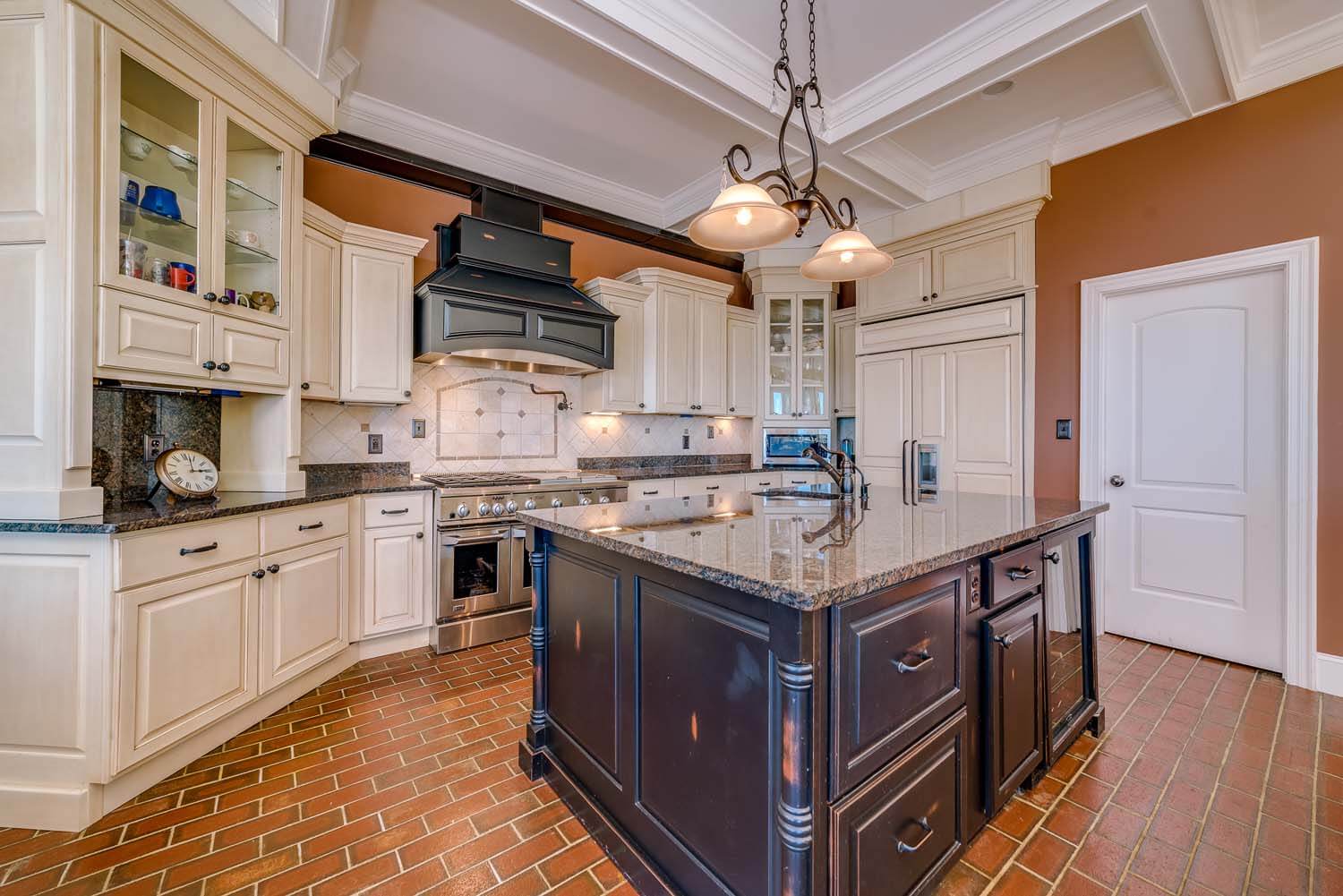 Brick Gables Custom Home Design North Carolina NC kitchen