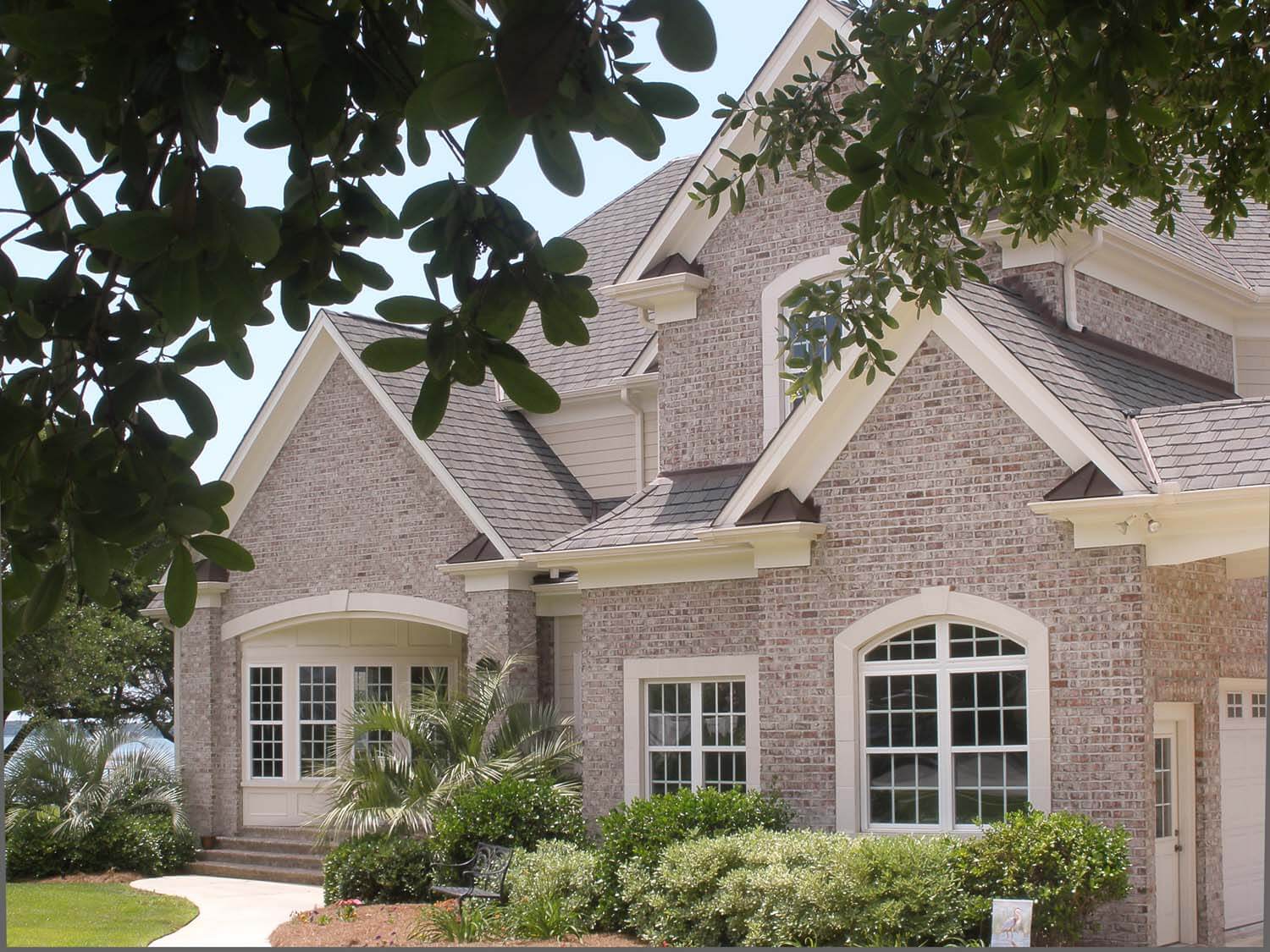 Brick Gables Custom Home Design North Carolina NC exterior