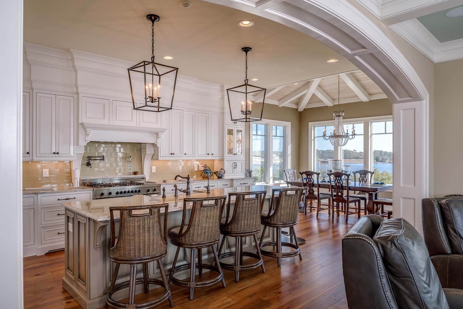 Charlestonian Custom home design NC kitchen