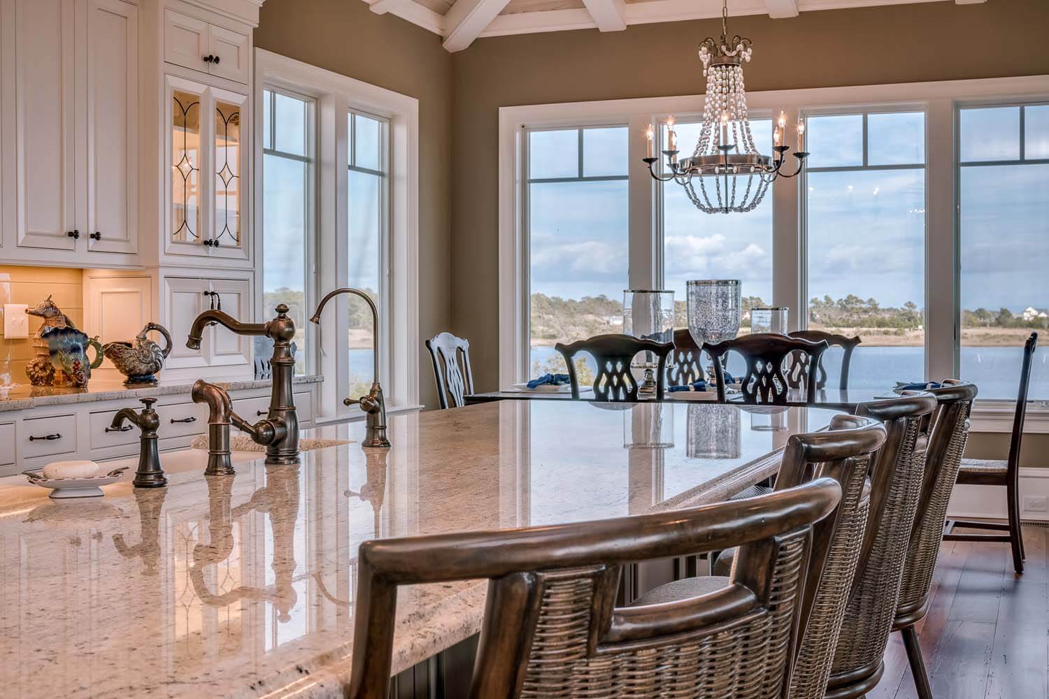 Charlestonian Custom home design NC rumpus room