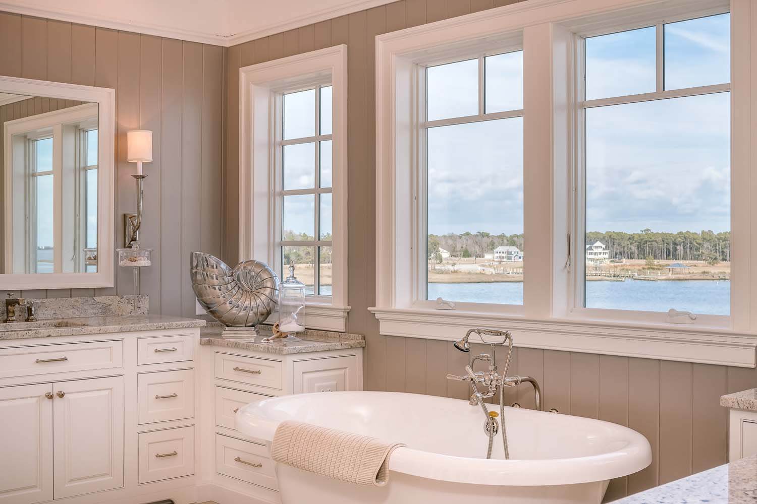 Charlestonian Custom home design NC staircase