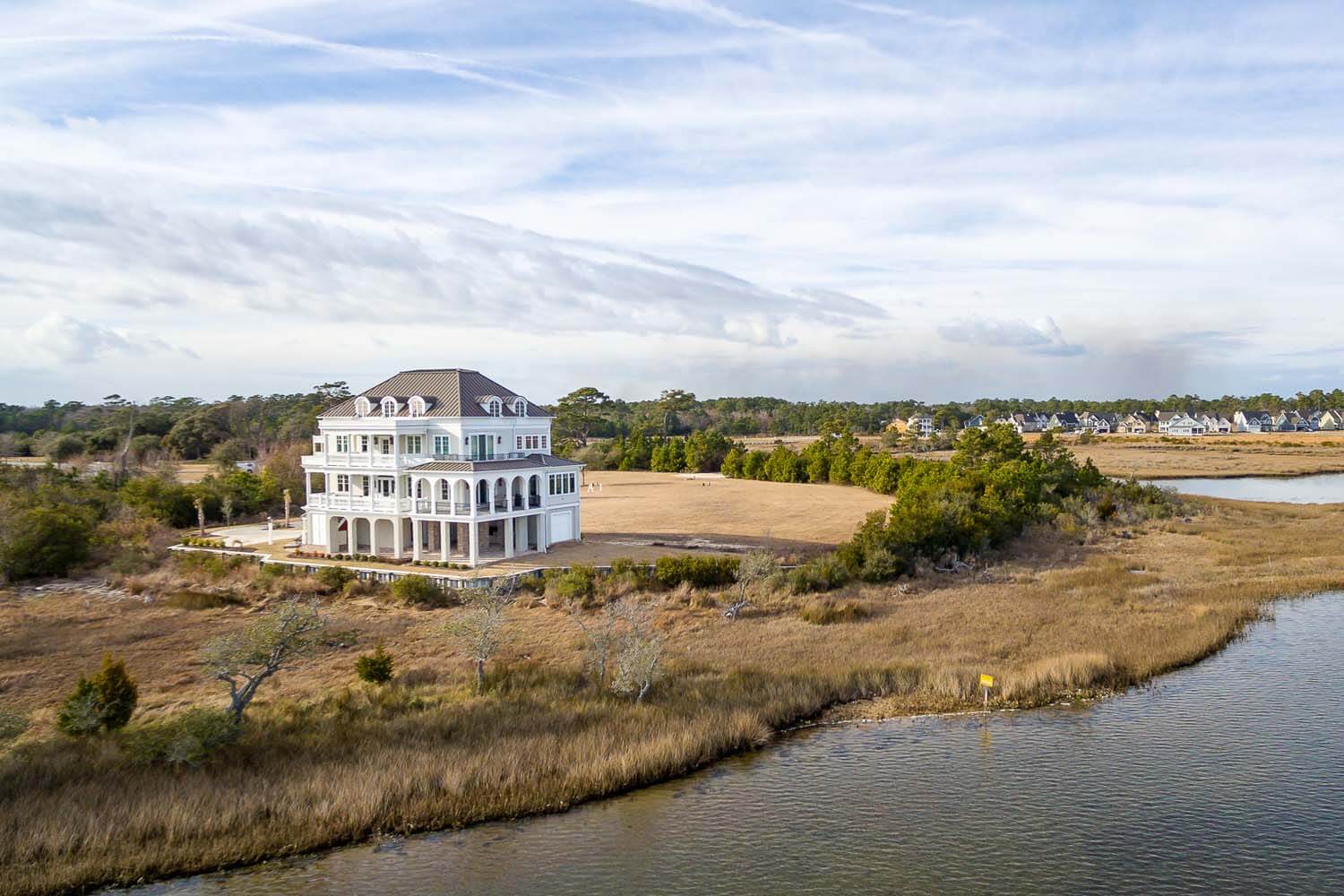 Charlestonian Custom home design NC exterior