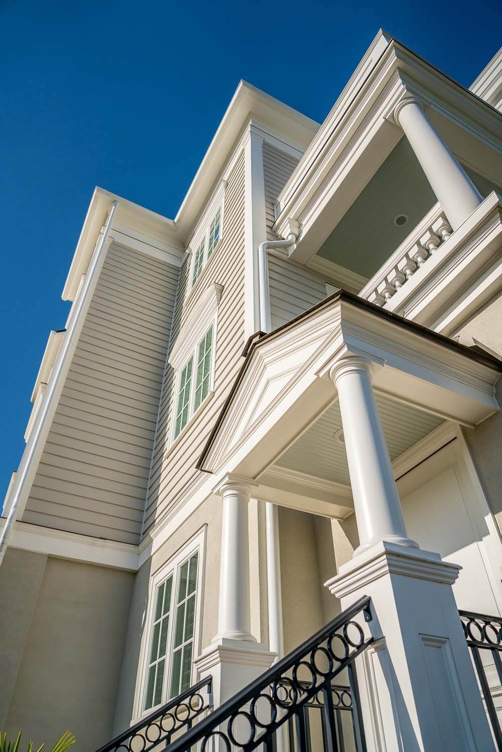 Charlestonian Custom home design NC exterior