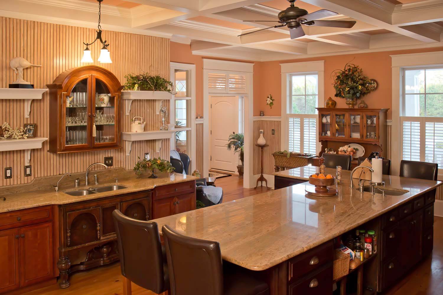 Atlantic Beach Custom cottage home design kitchen
