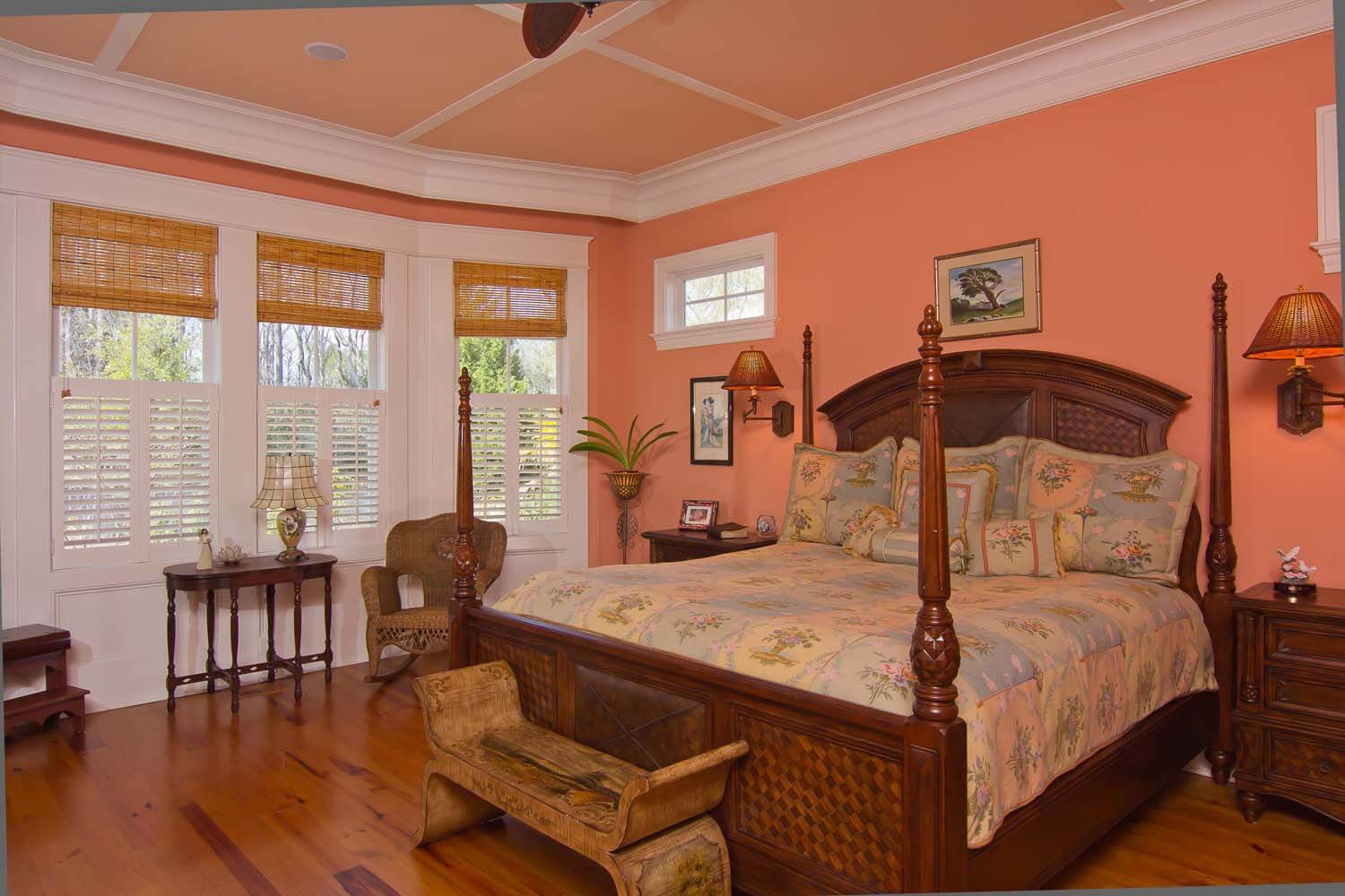 Atlantic Beach Custom cottage home design bedroom