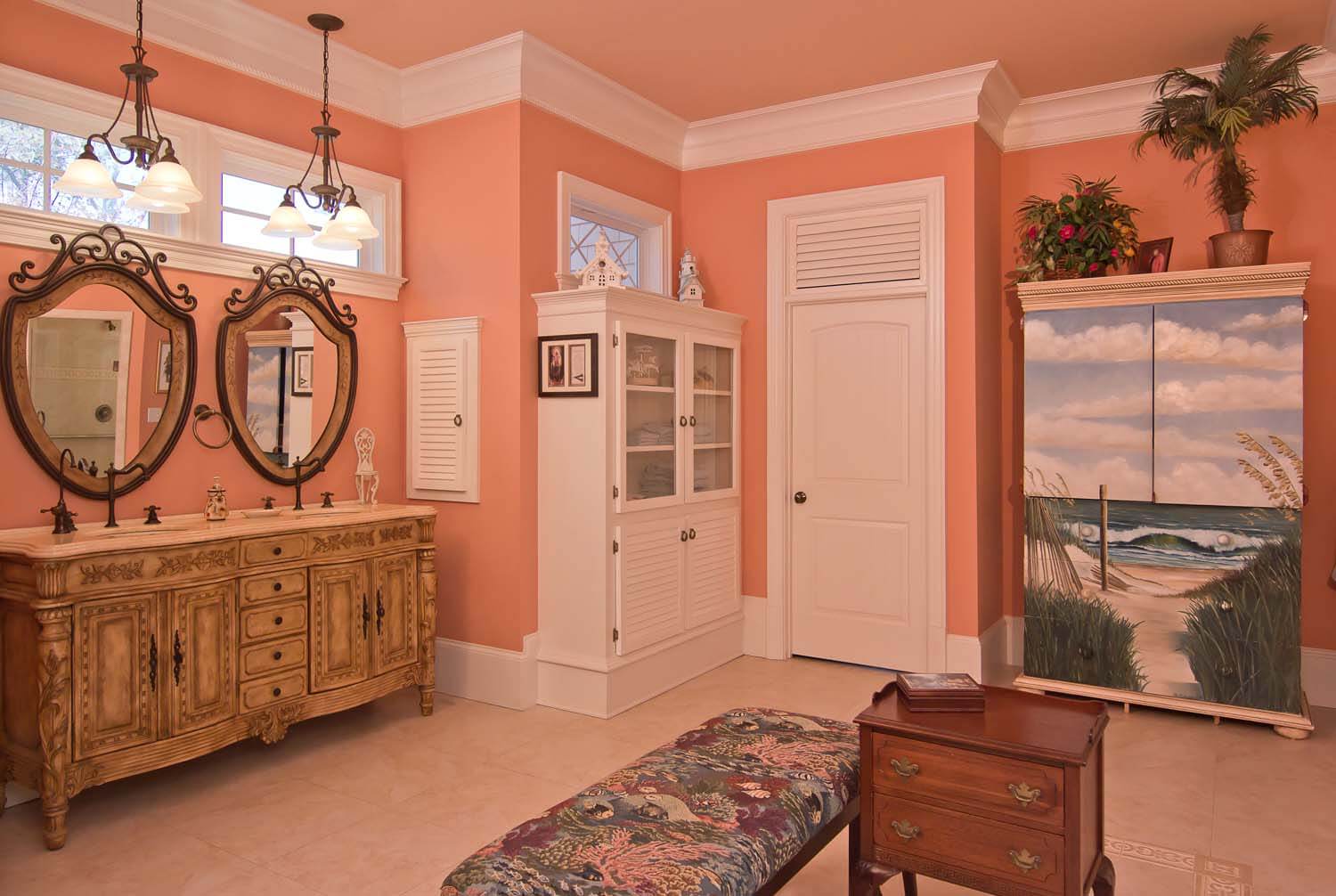 Atlantic Beach Custom cottage home design bedroom