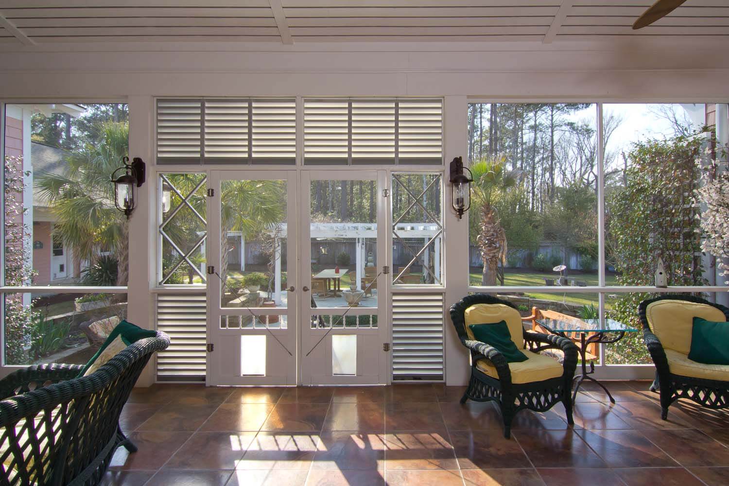 Atlantic Beach Custom cottage home design living room