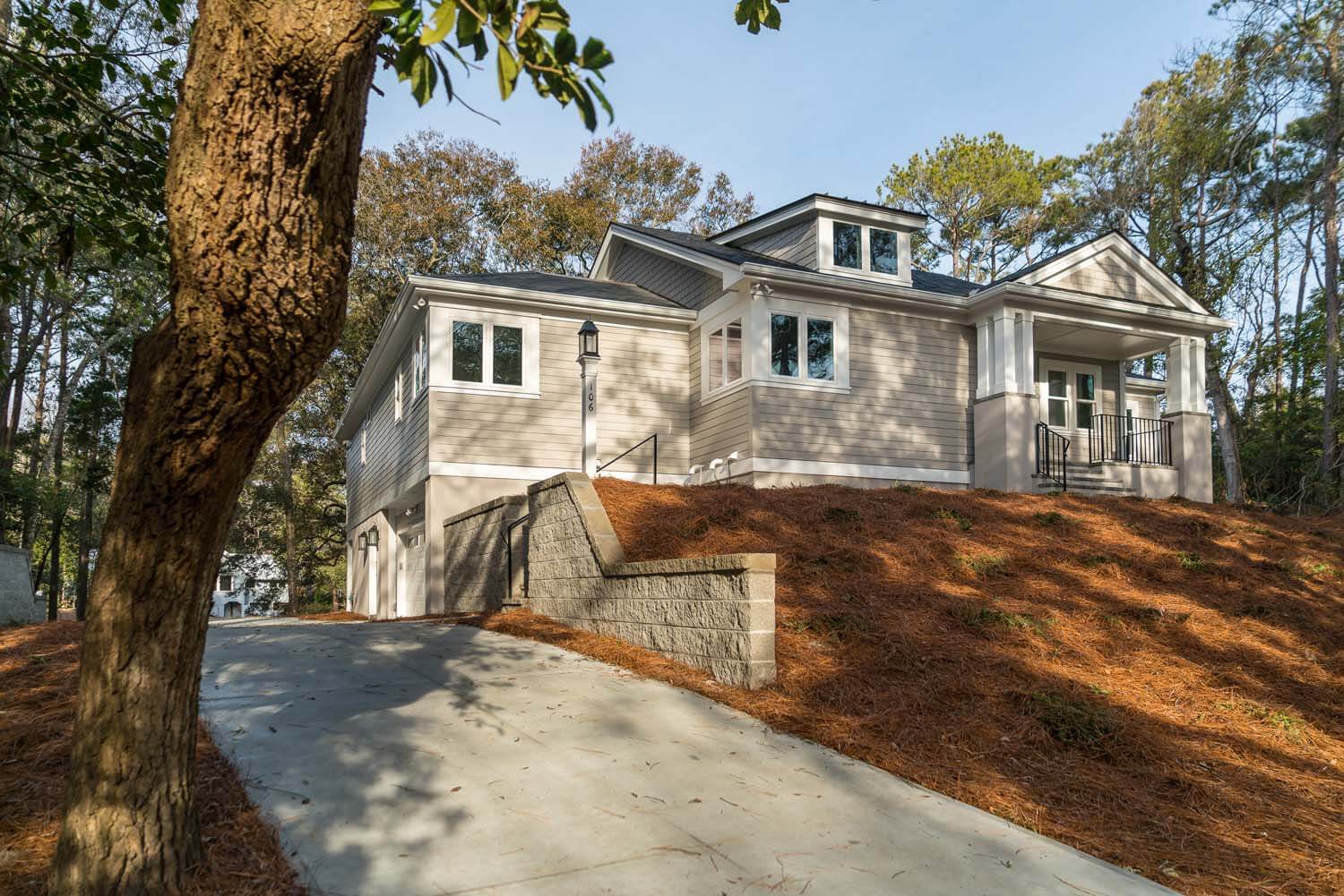 Pine Knoll Shores custom home design exterior