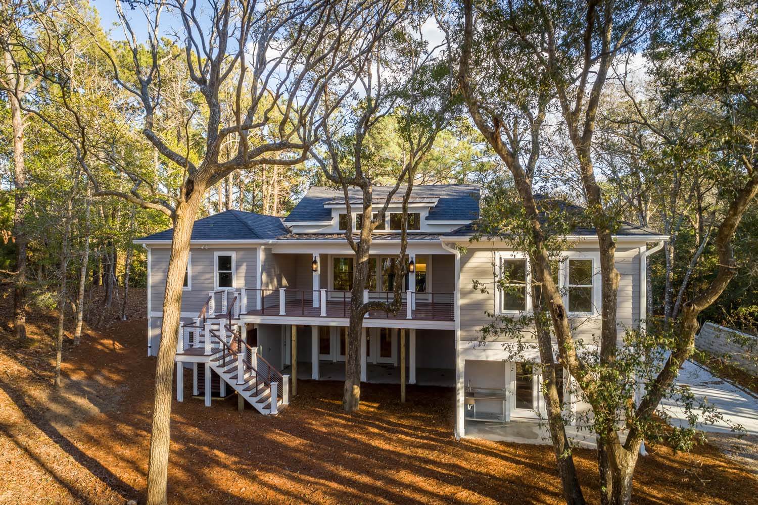 Pine Knoll Shores custom home design exterior