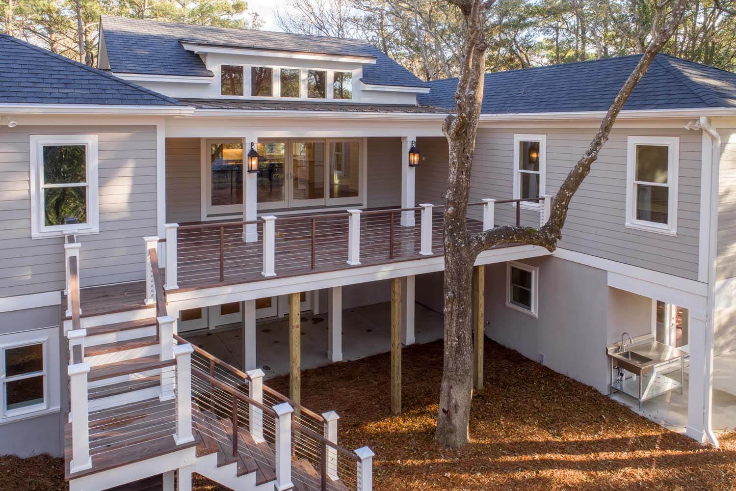 Pine Knoll Shores custom home design exterior