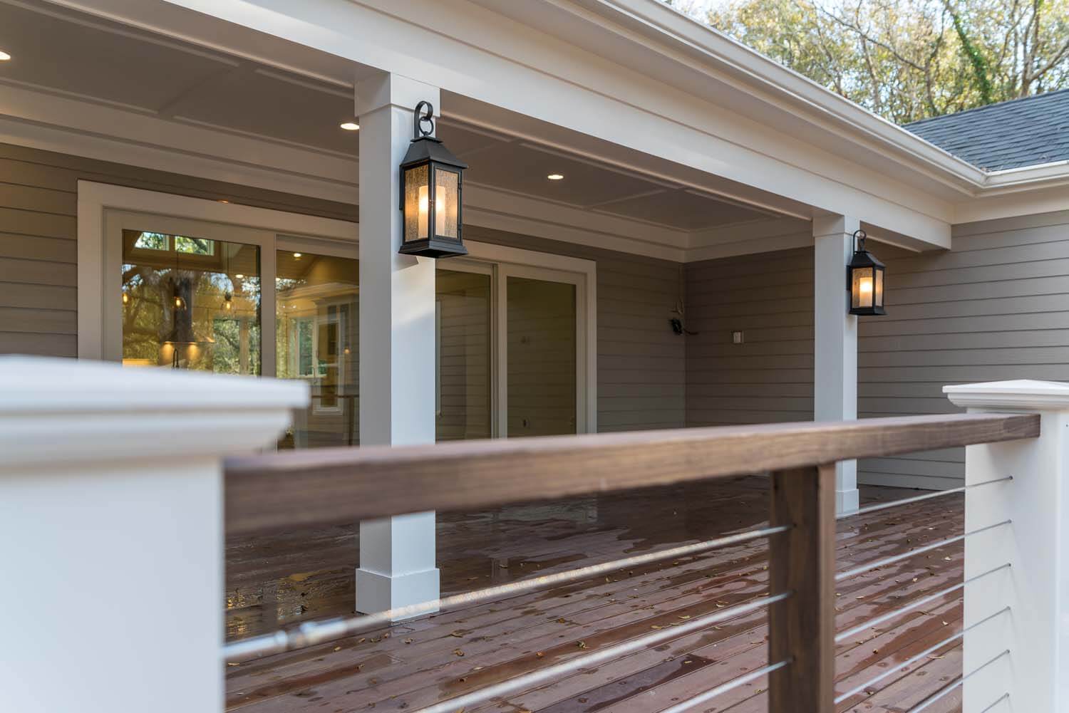 Pine Knoll Shores custom home design porch
