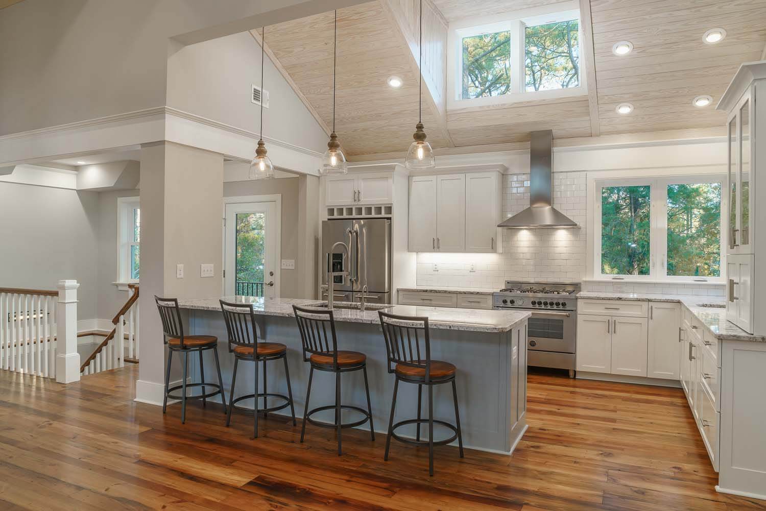 Pine Knoll Shores custom home design kitchen