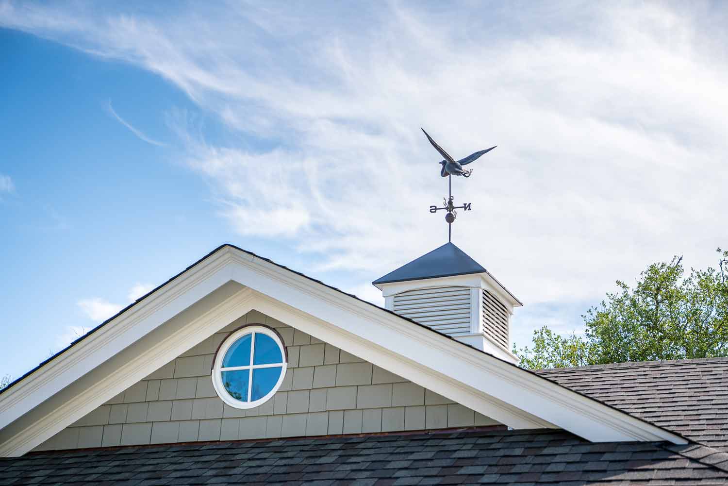 Sound Front custom home design remodal roof