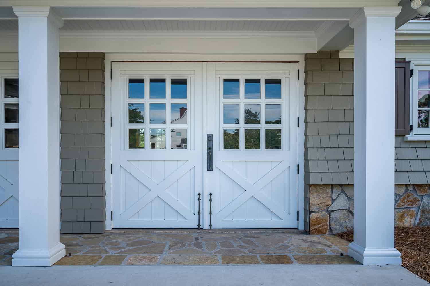 Sound Front custom home design remodal entrance