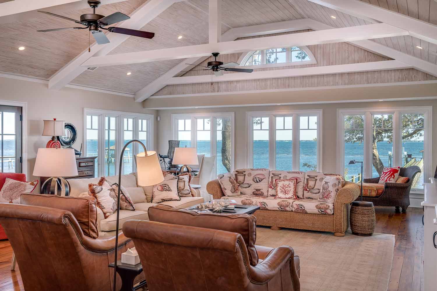 Sound Front custom home design remodal living room