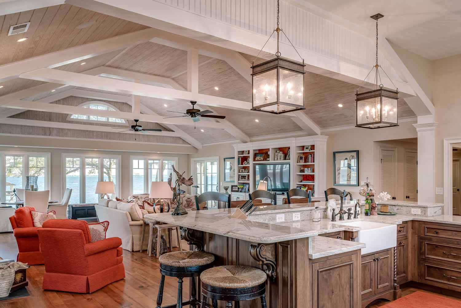 Sound Front custom home design remodal kitchen